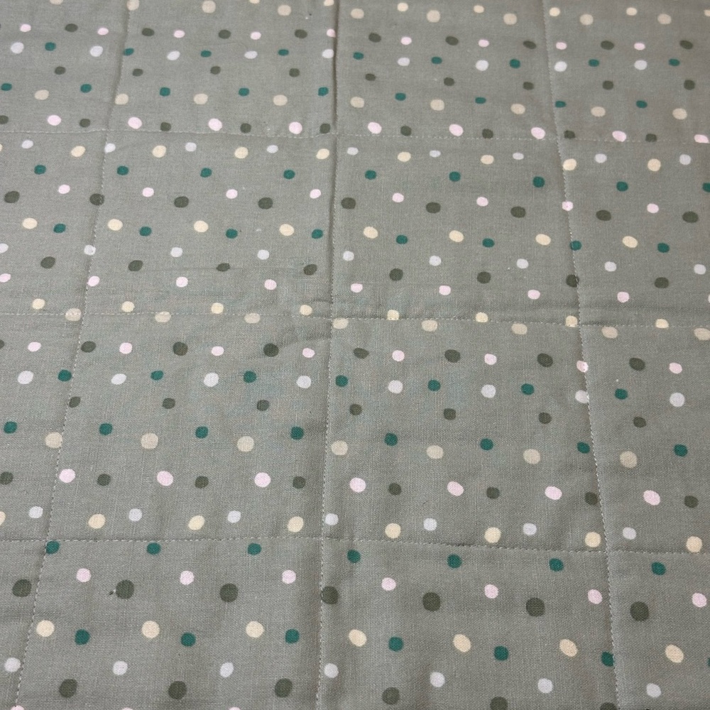 Handmade Patchwork Checkerboard Quilt Set - Picture 12 of 14